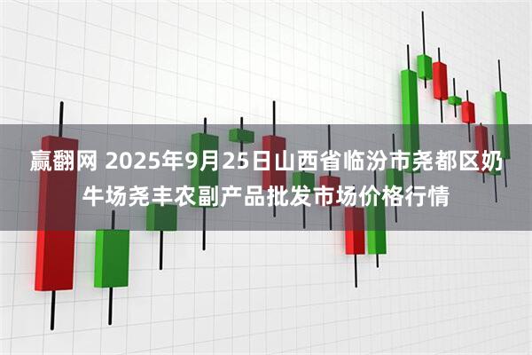 赢翻网 2025年9月25日山西省临汾市尧都区奶牛场尧丰农副产品批发市场价格行情